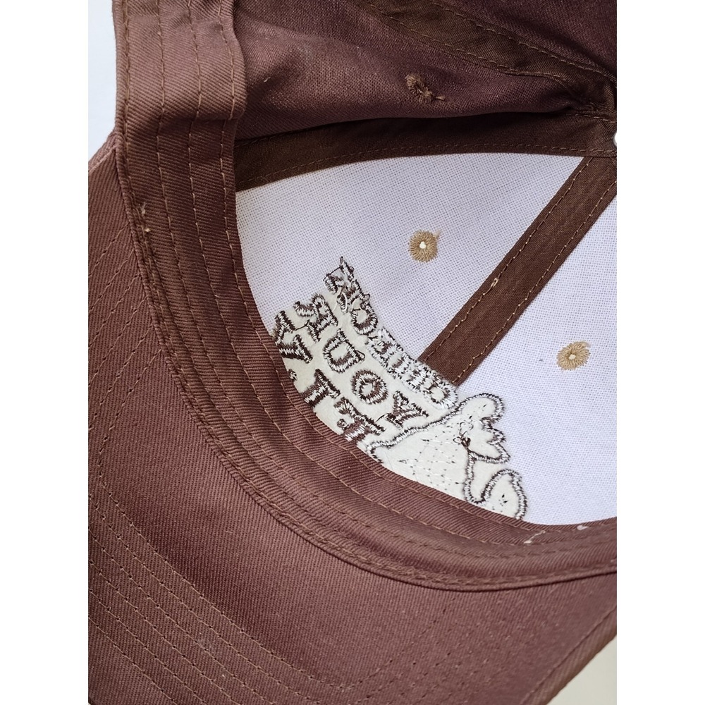 Check Your Fly Lure Cap Hat Paramount Outdoors Baseball Brown Adj VTG‎ SEE 📸 - Picture 8 of 16